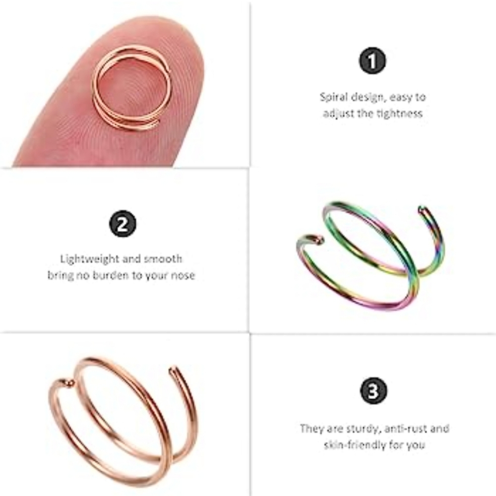 🌈 nose ring🌈 - Picture 7 of 8